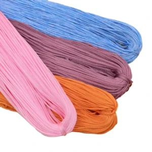 OEM Service China Manufacturer Fancy 100% Nylon for Knitting Hollow Ice Silk Yarn