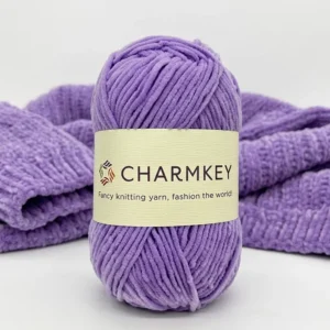 OEM Soft Thin Round Chenille Velvet Yarn DIY Amigurumi Doll Crochet Knitting Thread Multiple Colors