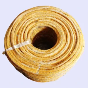 Oil immersed Cotton Yarn Gland Packing With Grease Yellow Customized High pressure Braid