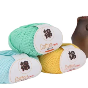 Old Goat OGY051 Factory Price 100% Organic Baby Mercerized Combed Cotton Yarn Hand Knitting Dyed Pattern Recycled
