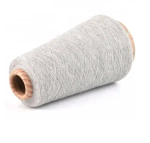 Open End Melange Yarn Light Middle Dark Grey Cotton Blended Anti Bacteria Recyclable Eco Friendly Knitting Weaving Yarn Dyed