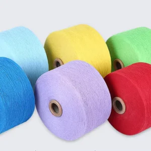 Open End Recycled Cotton Polyester Blended Knitting Yarn GRS Certified OEM Bulk Factory Export to Vietnam for Bangladesh Textile