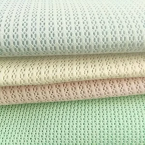 Organic Combed Cotton/Polyester Knitted Breathable Waterproof Eco-friendly 3D Air Mesh Fabric Baby Sleeping Pillow Case Mattress