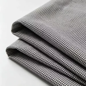 Organic Combed Woven Seersucker Stripe Yarn Dyed Plain Polyester/Cotton Fabric with 145SM for Girls’ Dresses Men’s Shirts