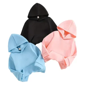 Organic Cotton Kids Hoodies Custom Boys Hoodie French Terry Children’s Sweatshirt