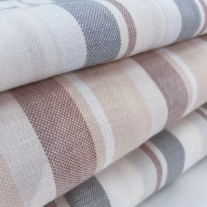 Organic Dobby Fabric 105gsm 100% Cotton Woven Medium Weight Shirting for Men Women Boys Girls Soft Yarn Dyed Make To Order
