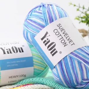 Organic Fine Thin Crochet Cotton Fancy Hand Knitting Yarn for Crochet Thailand