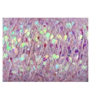 Oval Shape Cotton Wool Sequins Multicolor Hand Knitting Eco-Friendly Recycled High Tenacity Fancy Yarn Dyed