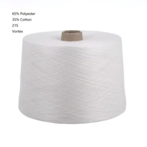 P/C 65/35 Polyester and Cotton 21S/1 Carded Blended Yarn for Knitting and Weaving