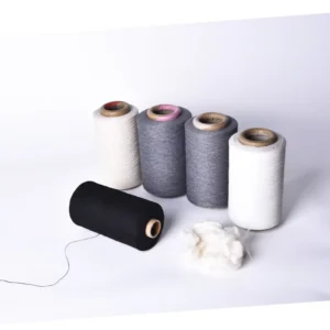 PC Yarn 50% Cotton 50% Polyester Blended Recycled Cotton Yarn Weaving Knitting Yarn