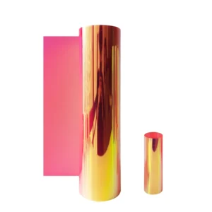PET Rainbow Iridescent Film Roll with GRS & OEKO Certifications for Eco-Friendly Decorative Gift Wrapping Crafts