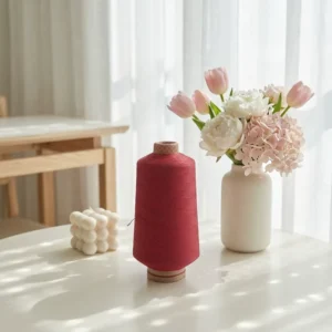 Performance Grade Ember Red Bicolor Polyamide Yarn Innovative Two Tone Texture for Exceptional High Tenacity Resilience