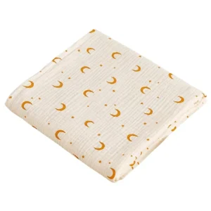 Personalized Customizable Children’s Blanket Knitted Muslin Swaddle Blanket for New Born