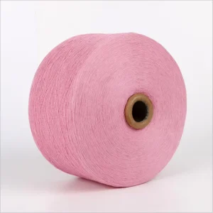 Pink Color Ne20/1 Regenerated Cotton Yarn for Socks