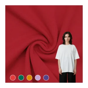Plain Dyed 100 Cotton Interlock Fabric for Baby, Knit Cotton Interlock Fabric for Sale