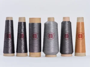 Plied Yarn Flame Resistant Metal Blended Yarn Conductive Heating Yarn for Smart Wearable Sensing KTB1000*4