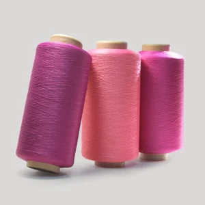 Plum Red Series Factory Saled 100% Polyester DTY or ITY 150D 600D Monofilament Yarn for Knitting and Knitting