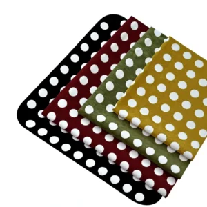 Polka dot Chenille Yarn dyed Fabric Abrasion Resistant Geometric Jacquard Modern style Textile