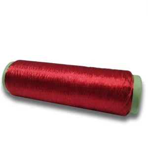 Polyester Air Textured Yarn 250D 300D SD RW DTY Dope Dyed Color Yarn High Fastness Knitting Yarns for Denim Fabric