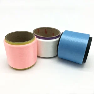 Polyester Chenille Yarn FDY 150D Bleached Glow in the Dark Reflective Luminous Embroidery Thread for Knitted Products