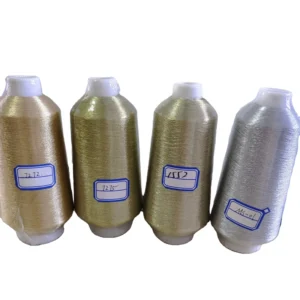 Polyester Embroidery Thread Gold Silver Metallic Yarn MS ST Type Metallic Yarn Pakistan Zari