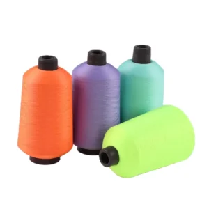 Polyester High Stretch Yarn 75D/2 Dyeing Polyester Material Imitation Nylon Yarn