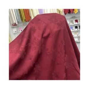 Polyester Spandex Acetate Look Jacquard Satin Fabric Tonal Pattern for Kimono Robe Evening Dresses