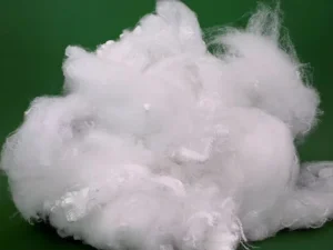Polyester Staple Fiber 1.2d*38mm Spinning Solid White Virgin Flame Retardant High Strength for Clothes & Quilt