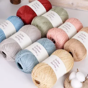 Polyester T Shirt Yarn Crochet Handmade Amigurumi Hilo De Trapillo Knitting Bag 100g High Tenacity Dyed Pattern