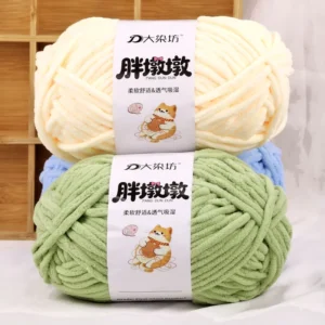 Polyester Tubular Bulky Yarn for Hand Knitting DIY Scarf Hat Blanket Sofa Shoes Soft Chunky Craft Yarn