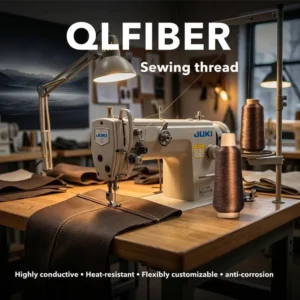 Precision Anti-static Conductive Yarn with Raw Pattern for Touch Screen Embroidery and Functional Fabrics OE Technics