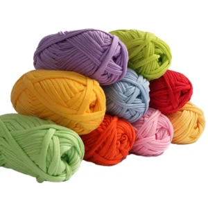 Premium 100g 400g 500g 800g 1000g 3mm 7-9mm Braided t Shirt Yarn Cotton Tshirt Crochet Hand Knitting for Bags