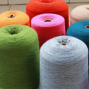 Premium High Quality Acrylic Cotton Blend Yarn Dyed for Sweater Knitting & Sewing