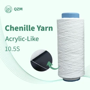 Price Factory Direct Sales High Tenacity Raw Chenille Yarn 10.5S Acrylic-Like Eco-Friendly for Weaving and Knitting