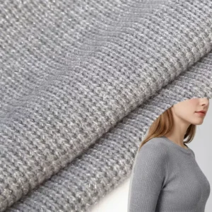 Professional Factory Supplier New Gray Color High Quality Knitted Clothing Cashmere Fabric From China