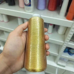 Pure Gold Silver Metallic Reflective Embroidery Sewing Thread Dyed Pattern for Enhancing Fabric Color Reflectivity