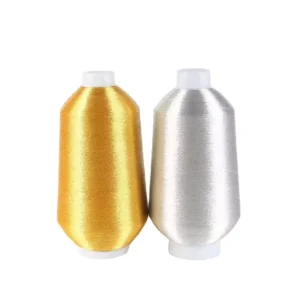 Pure Silver Pure Gold MS ST Type 150D Polyester High Tenacity Embroidery Machine Threads