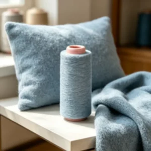 Qianshou 5# 32S 100% Polyester Ring Spun High Tenacity Raw Grey Yarn 25kg bag for Sewing Knitted Woven Fabrics Garments Home