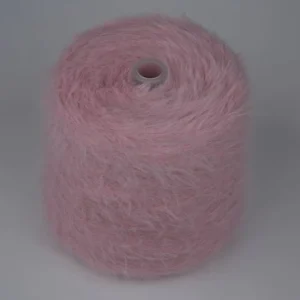 Quality Assurance 4cm Polyester Imitation Mink Weaving Yarn Crochet Fancy Yarn