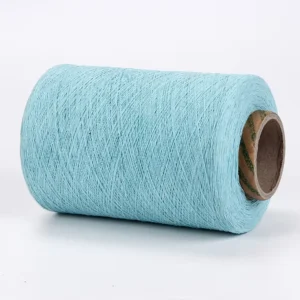 RG Dyed Melange Recycled Cotton Blended Yarn with Anti Bacteria Eco Friendly Features Low Twist for Socks and Towel Knitting