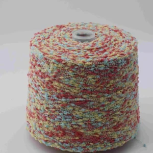 RHZ Fancy Yarn 6NM 1 100% Polyester High Tenacity Space Dyed for Knitted Products
