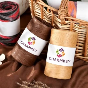 Raffia Cotton Raffia Yarn DIY Crochet Kit for Hand Woven Bags