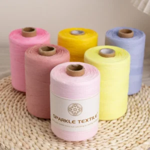 Raffia Crochet Yarn Spun Big 300Meters DIY Flat Paper Raffia Yarn For DIY Bag And Hat