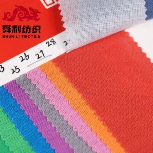Ramie Cotton Blend Organic Eco-Friendly Woven Dyed Fabric Slub Style Very Lightweight for Dresses & Apparel