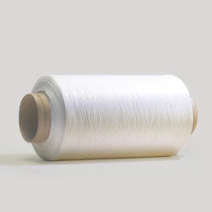Raw White 100% Polyester 150D 300D DTY Eco Friendly Core Spun Dyed Yarn Breathablele