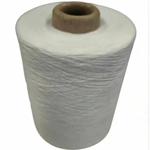 Raw White 21S 100% Polyester High Tenacity Yarn for Knitting Sewing Weaving