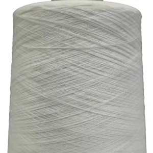 Raw White 21S All Polyester Spun Yarn in Stock for Knitting Socks