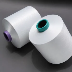 Raw White 280D/384F Recycled Polyester DTY Filament Yarn GRS Certified High Tenacity Yarn for Weaving