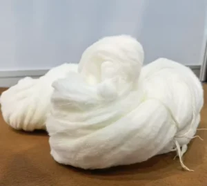 Raw White Nylon Filament Fancy Yarn Hair Yarn Feather Melange Yarn 1.2cm 70D/24F + 40D/7F