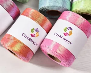 Ready Stock Blended Yarn Hologram Glitter Thread for DIY Bags and Crafts